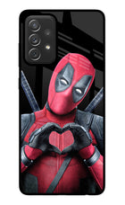 Deadpool Samsung A72 Glass Case