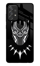 Black Panther Samsung A72 Glass Case