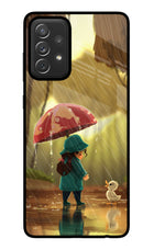 Rainy Day Samsung A72 Glass Case