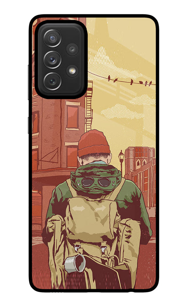 Adventurous Samsung A72 Glass Case