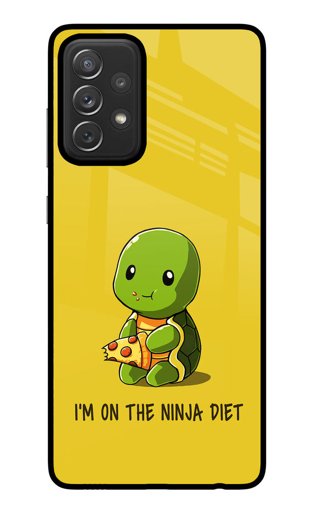 I'm on Ninja Diet Samsung A72 Glass Case Back Cover by Casekaro