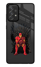 Ironman Throne Samsung A72 Glass Case