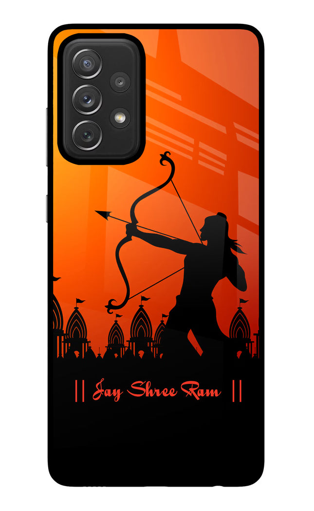 Lord Ram - 4 Samsung A72 Glass Case Back Cover by Casekaro