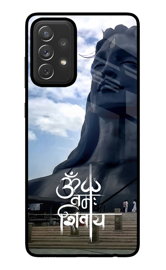 Om Namah Shivay Samsung A72 Glass Case
