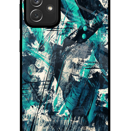 Artwork Samsung A72 Glass Case Back Cover by Casekaro