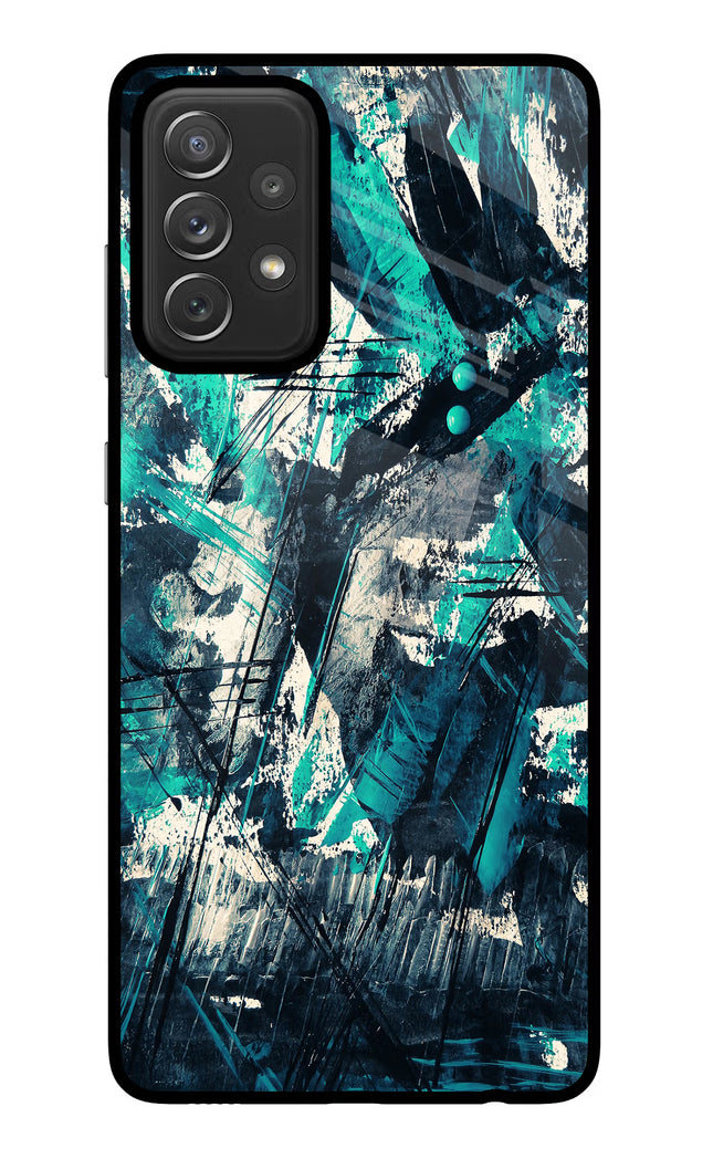 Artwork Samsung A72 Glass Case Back Cover by Casekaro