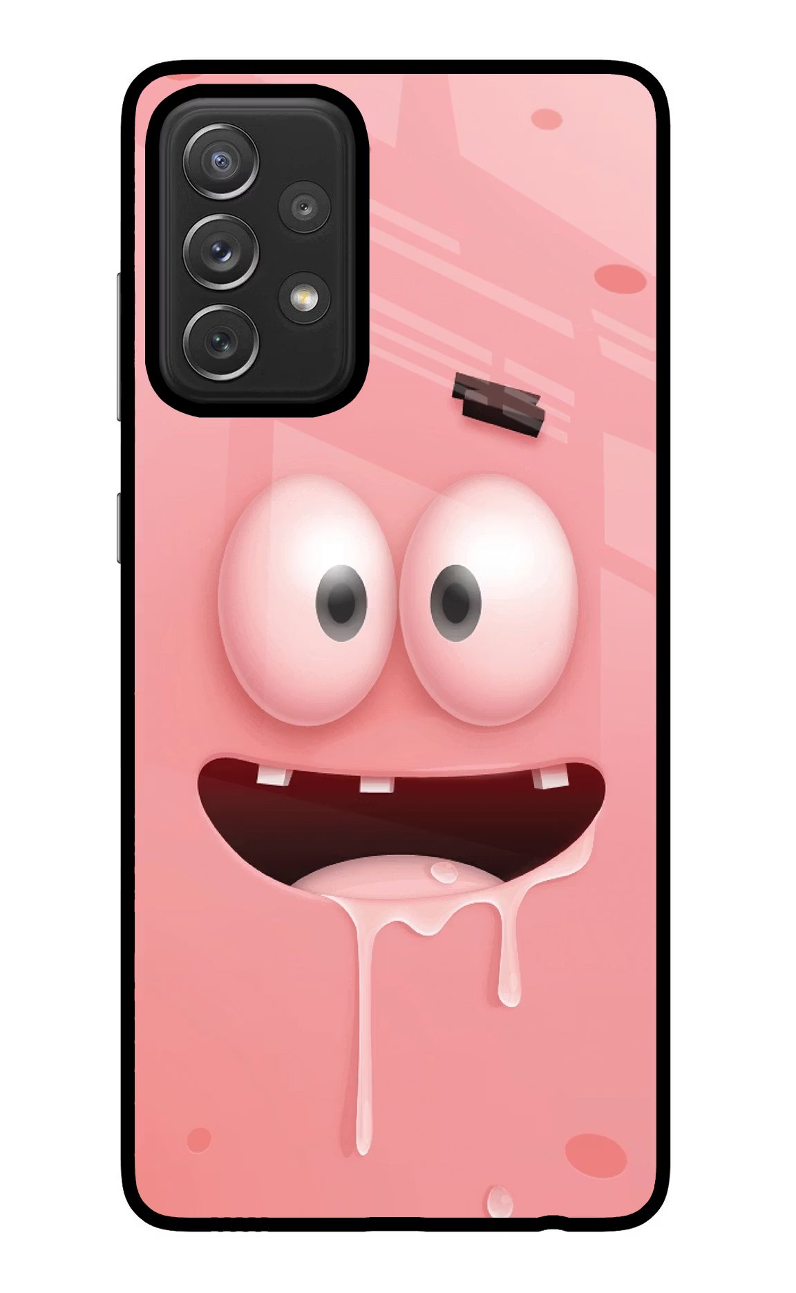 Sponge 2 Samsung A72 Glass Case Back Cover by Casekaro