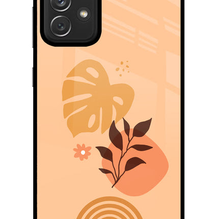 Bohemian Art Samsung A72 Glass Case Back Cover by Casekaro