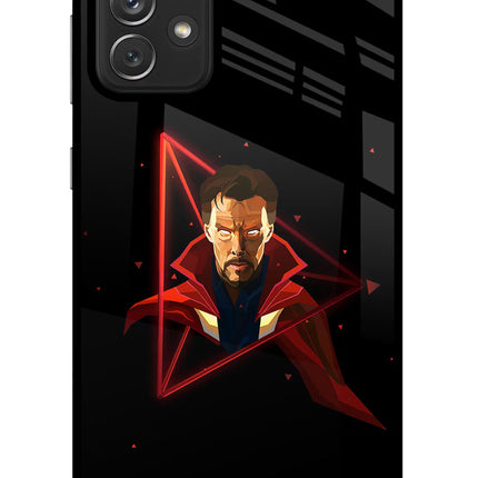 Doctor Ordinary Samsung A72 Glass Case Back Cover by Casekaro