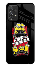 Find your inner Minion Samsung A72 Glass Case