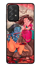 Radhe Krishna Samsung A72 Glass Case
