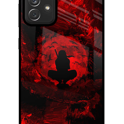 Itachi Uchiha Samsung A72 Glass Case Back Cover by Casekaro