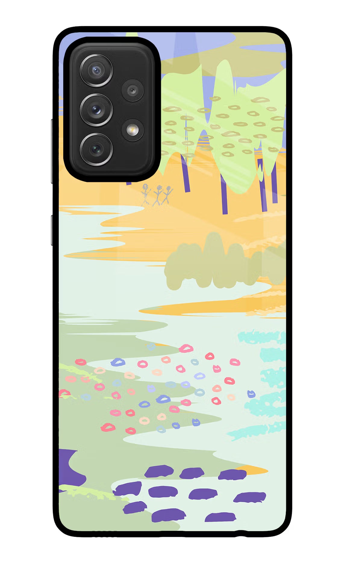 Scenery Samsung A72 Glass Case