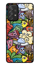 Veggie Doodle Samsung A72 Glass Case