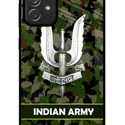 Balidan Indian Logo Samsung A72 Glass Case Back Cover by Casekaro
