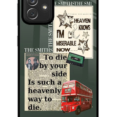The Smiths Samsung A72 Glass Case