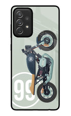 Classic Cafe Racer 99 Samsung A72 Glass Case