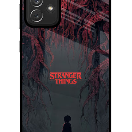 Ordinary Things Dark Side Samsung A72 Glass Case Back Cover by Casekaro