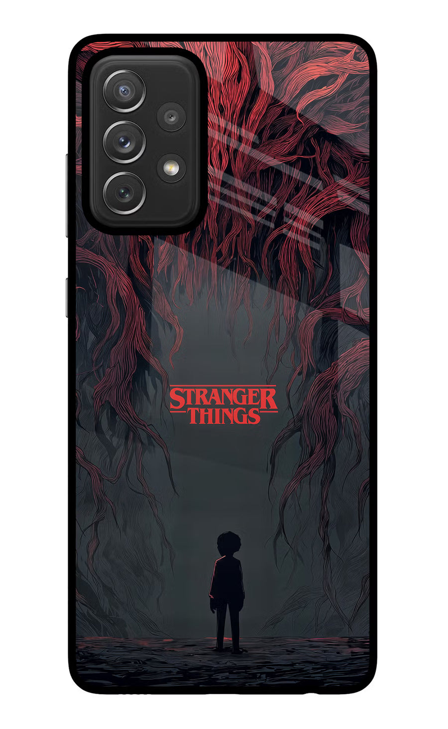 Ordinary Things Dark Side Samsung A72 Back Cover, Glass case