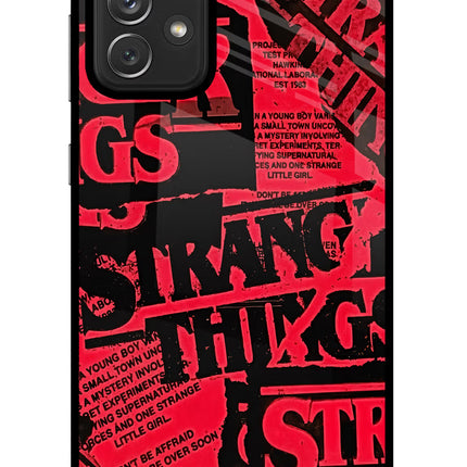 Ordinary Things Samsung A72 Glass Case Back Cover by Casekaro