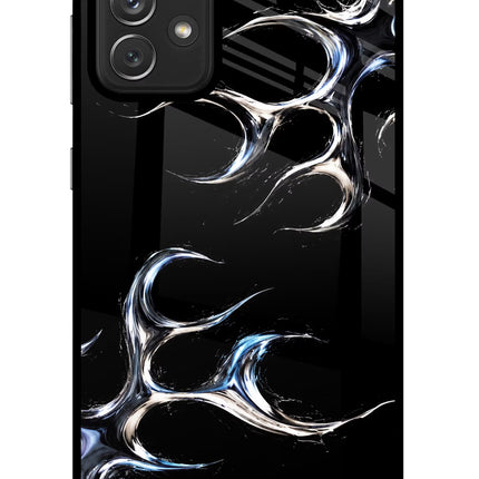 Chrome Tribal Samsung A72 Glass Case