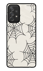 Spider Web Samsung A72 Glass Case