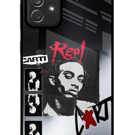 Playboi Carti Samsung A72 Glass Case Back Cover by Casekaro