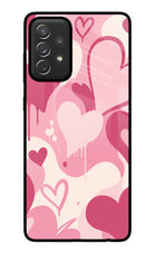 Hearty case Samsung A72 Glass Case