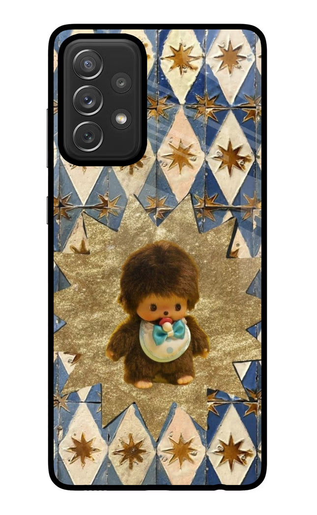 Woodooo Samsung A72 Glass Case Back Cover by Casekaro