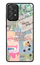 Studio Ghibli Samsung A72 Glass Case