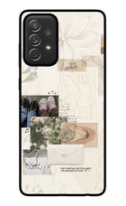 Soft Aesthetic Samsung A72 Glass Case