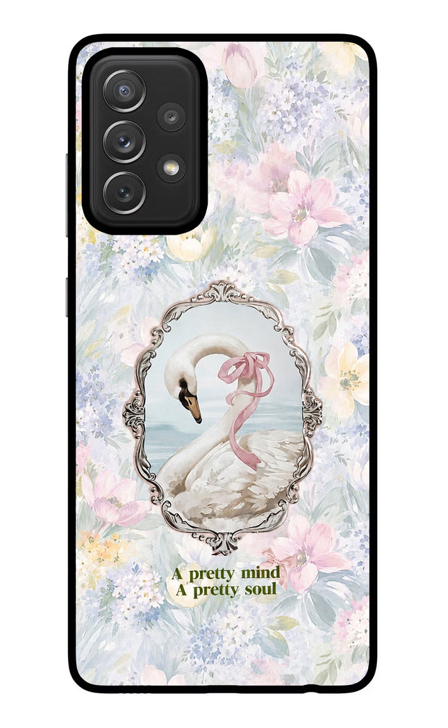 Pretty Mind Pretty Soul Samsung A72 Glass Case