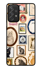 Mirror Cats Samsung A72 Glass Case
