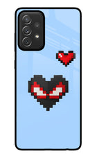 Peter Heart Samsung A72 Glass Case