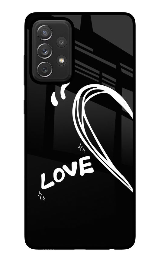 Love Line Samsung A72 Glass Case