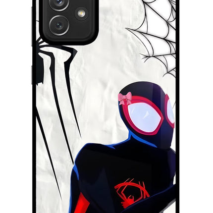 Miles Verse Samsung A72 Glass Case Back Cover by Casekaro