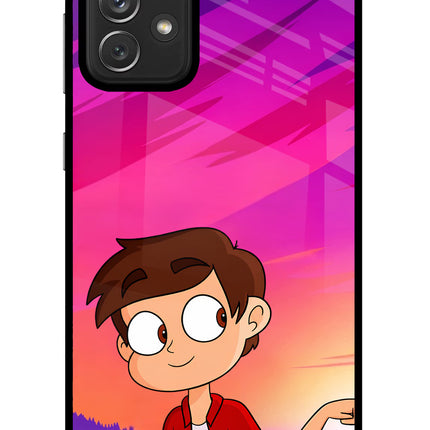 Marco Sunset Samsung A72 Glass Case Back Cover by Casekaro