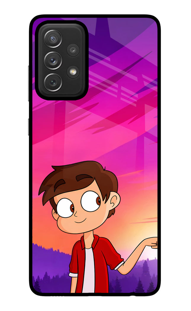 Marco Sunset Samsung A72 Glass Case Back Cover by Casekaro