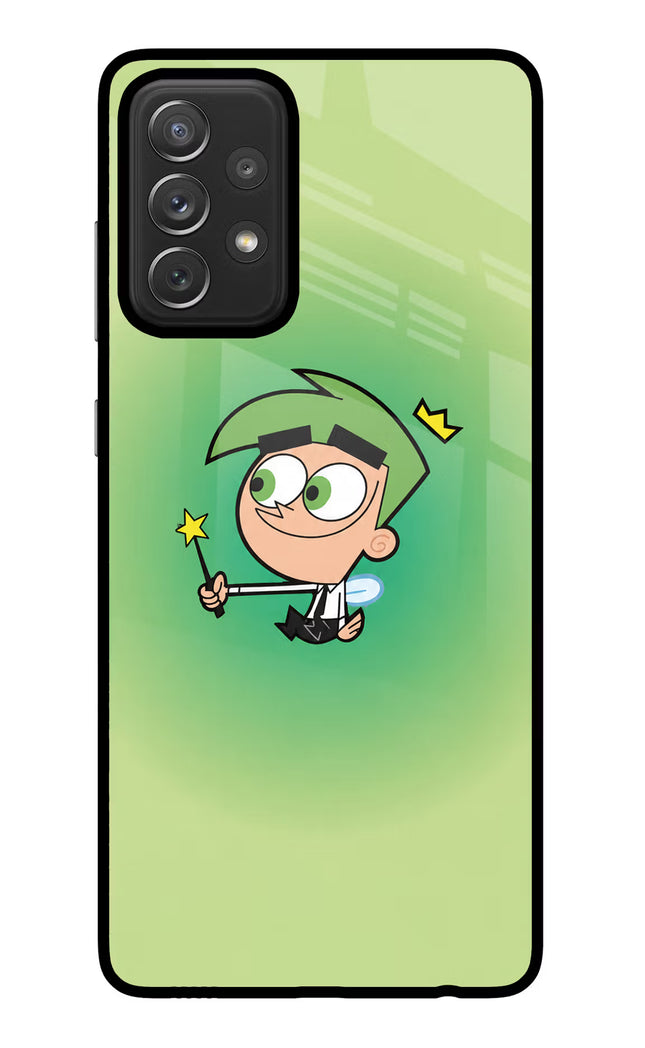 Cosmo Magic Samsung A72 Glass Case Back Cover by Casekaro
