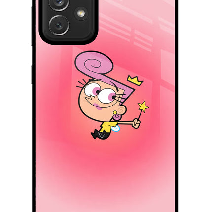 Wanda Magic Samsung A72 Glass Case Back Cover by Casekaro