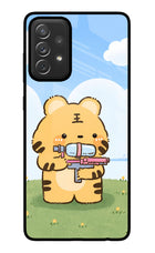 Tiger Treat Samsung A72 Glass Case