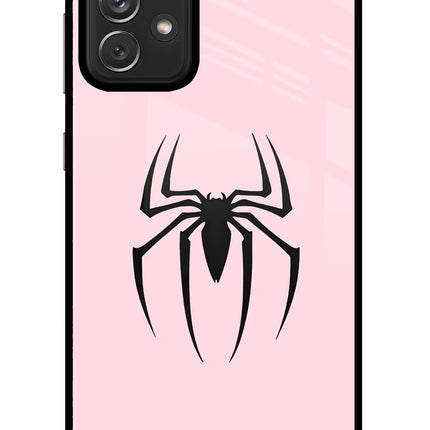 Peter Symbol Samsung A72 Glass Case Back Cover by Casekaro