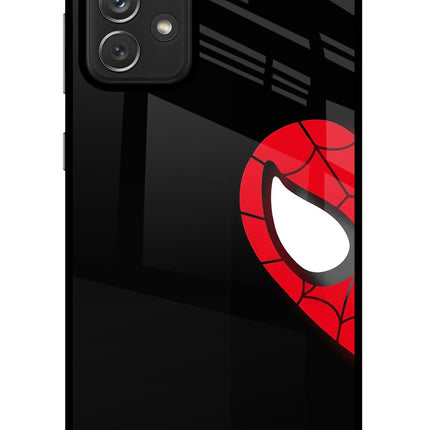 Peter Mask Samsung A72 Glass Case Back Cover by Casekaro