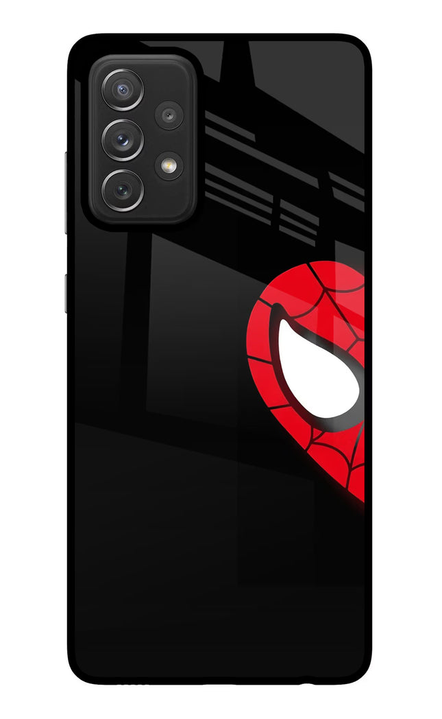 Peter Mask Samsung A72 Glass Case Back Cover by Casekaro