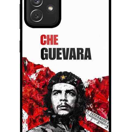 Che Guevara Revolution Samsung A72 Glass Case Back Cover by Casekaro