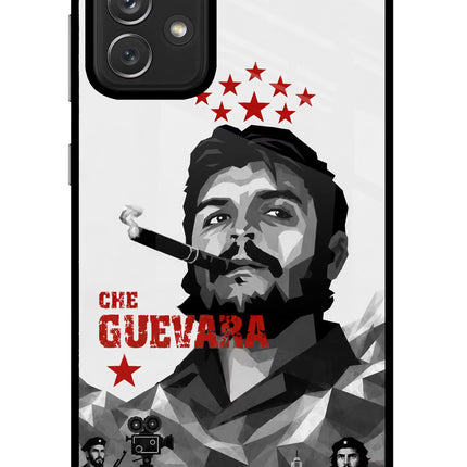 Che Guevara Iconic Samsung A72 Glass Case Back Cover by Casekaro