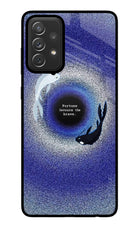 Dark Koi Samsung A72 Glass Case