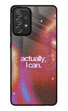 Pink Aura Samsung A72 Glass Case
