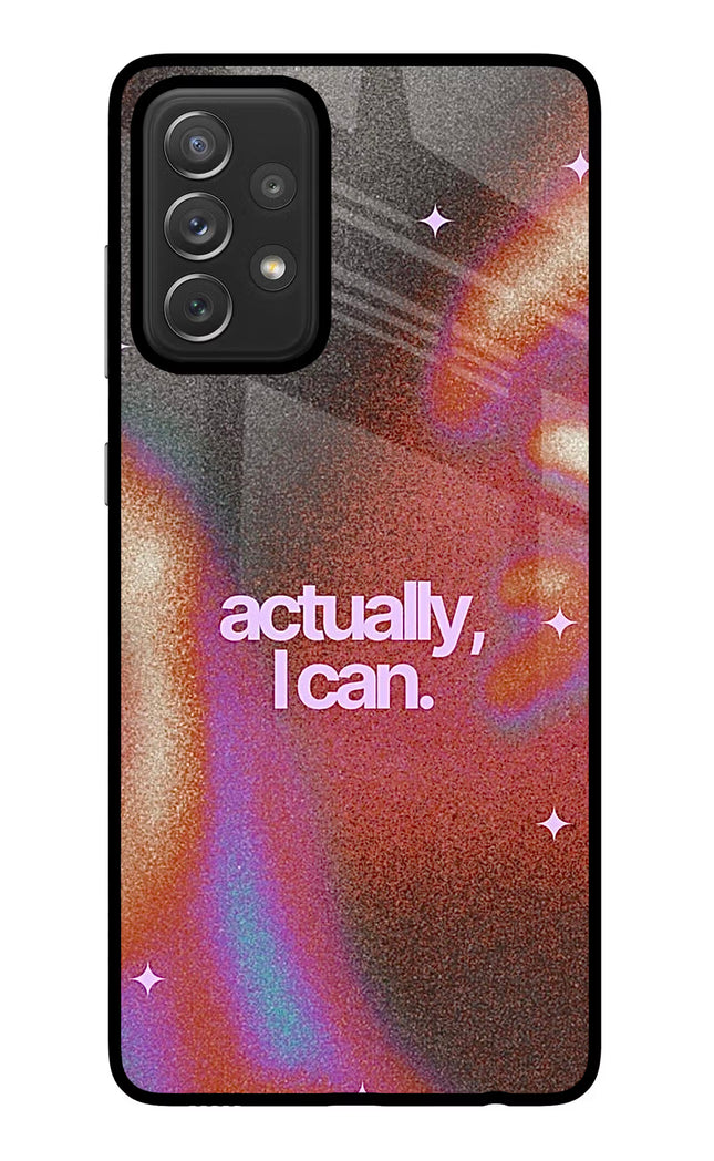 Pink Aura Samsung A72 Glass Case