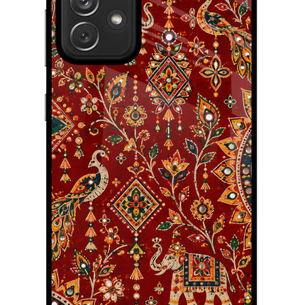 Laal Riwaaz Samsung A72 Glass Case